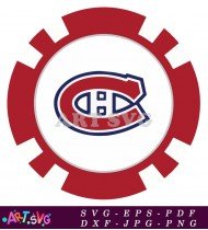 Montreal Canadiens Hockey Team Logo Vector Graphic SVG 1