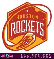 Houston Rockets NBA Logo Vector Illustration Design SVG