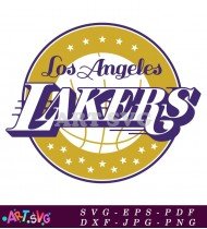 Los Angeles Lakers NBA Team Logo SVG 1