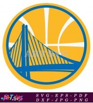 Golden State Warriors NBA Team Logo Vector SVG