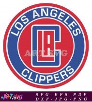 Los Angeles Clippers NBA Basketball Logo SVG 2