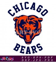 Chicago Bears NFL Football Team Logo SVG