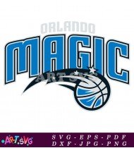 Orlando Magic Basketball Team Logo Vector Image SVG