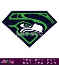 Seattle Seahawks Football Logo Vector Graphic SVG