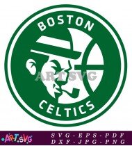 Boston Celtics Basketball Team Logo SVG 2