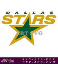 Dallas Stars NHL Team Logo Image SVG