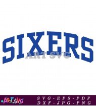 Philadelphia Sixers Basketball Team Logo SVG