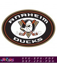 Anaheim Ducks Hockey Team Logo Image SVG