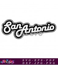 San Antonio Spurs Nba Basketball Logo SVG