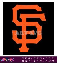 San Francisco Giants Team Logo Baseball SVG 1