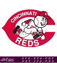 Cincinnati Reds Baseball Team Logo Vector SVG