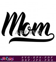 Mom Word Design For Mother SVG 1