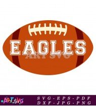 Football Eagles Logo Team Design Illustration Art SVG 1