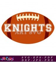 Football Knights Team Logo Graphic SVG