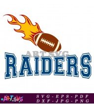 Football Team Raiders Logo Sports Fan Graphic SVG