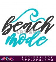 Beach Mode Ocean Relaxation SVG