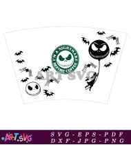 Nightmare Before Christmas Coffee Cup SVG 2