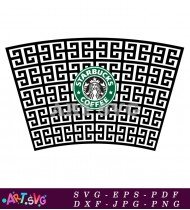 Starbucks Coffee Cup Silhouette SVG