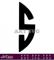 Bold Black Letter O for Monogram Design SVG 3