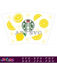 Lemon and Starbucks Coffee Cup SVG 1