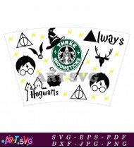 Harry Potter Starbucks Cup Design Printable SVG