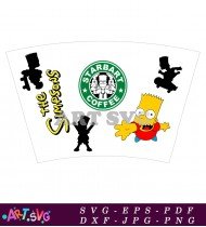 The Simpsons Coffee Cup Design SVG 2