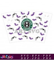 Halloween Starbucks Coffee Design Graphic SVG