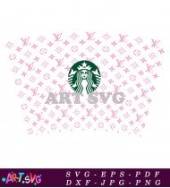 Starbucks Coffee Cup Luxury Designer Print SVG