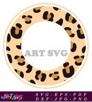 Leopard Print Starbucks Coffee Cup Design SVG 4