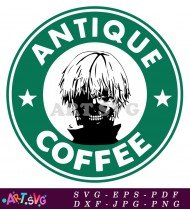 Antique Coffee Starbucks Design SVG 1