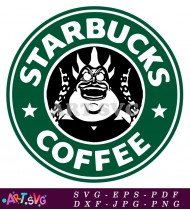 Funny Starbucks Coffee Logo for Mug and T-Shirt SVG