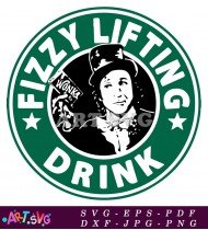 Fizzy Lifting Drink Starbucks Logo Design Vector SVG