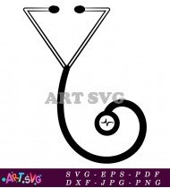 Medical Stethoscope Medical Illustration Clipart SVG