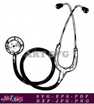 Medical Stethoscope Icon Symbol Healthcare SVG