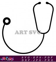 Stethoscope Symbol Medical Design SVG