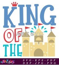 King Of The Beach Summer Design SVG