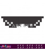 Pixelated Sunglasses with Geometric Pattern and Style SVG