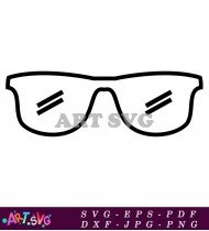 Wayfarer Sunglasses Classic Retro Mens Stylish Eyeglasses SVG