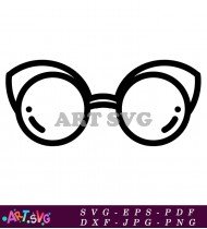 Black Classic Vintage Retro Sunglasses SVG