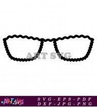 Retro Vintage Glasses Eyewear Frames SVG