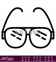 Vintage Retro Style Sunglasses Classic Look SVG