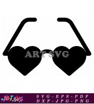 Vintage Heart Sunglasses Fashion Sunglasses SVG