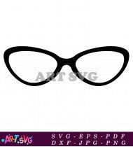 Vector Art Of Modern Cat Eye Sunglasses SVG