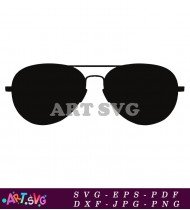 Retro Black Sunglasses With Bold Shape And Frame SVG