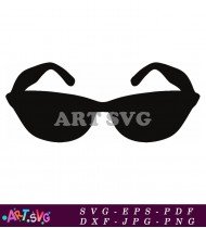 Modern Oversized Sunglasses With Wide Frame And Shape SVG