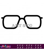 Classic Black Sunglasses with Stylish Design SVG