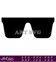 Stylish Classic Round Shaped Sunglasses With Black Frame SVG