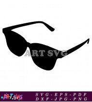 Stylish Sunglasses Fashionable Classic Cool Retro SVG