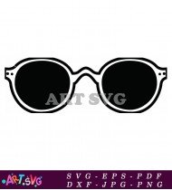 Modern Stylish Sunglasses Trendy Design SVG