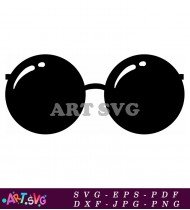 Cool Stylish Aviator Sunglasses Vector Illustration SVG